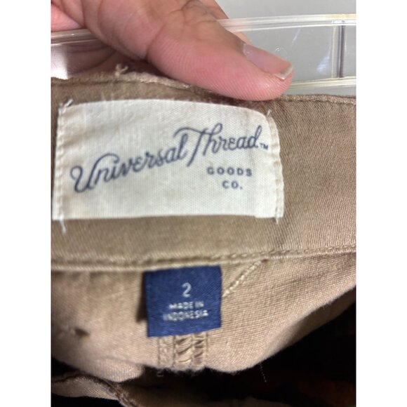 NWT Universal Thread Khaki Skirt Maxi Pencil Retro Y2K Cargo Beige Size 2 - Picture 5 of 7